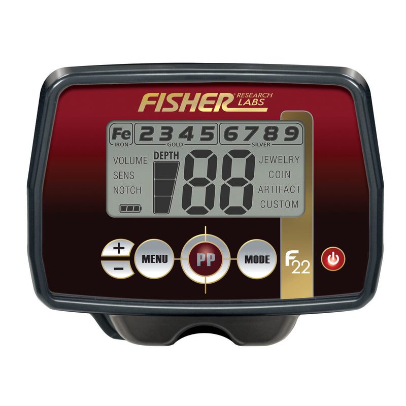 Fisher F22 metal detector